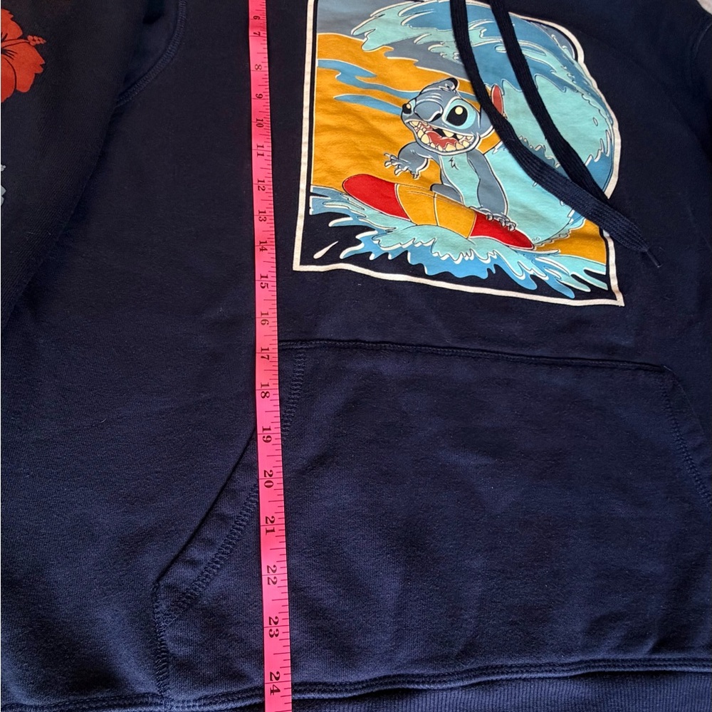 Disney Stitch Surf Hoodie XL Surf’s Up Kauai Graphic Hoodie - Picture 5 of 10